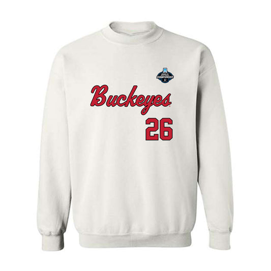 Ohio State - NCAA Softball : Liliana Gonzalez - NCAA® Replica Shersey Crewneck Sweatshirt-0