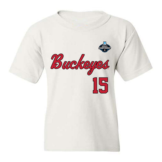 Ohio State - NCAA Softball : Emma Tolley - NCAA® Replica Shersey Youth T-Shirt-0