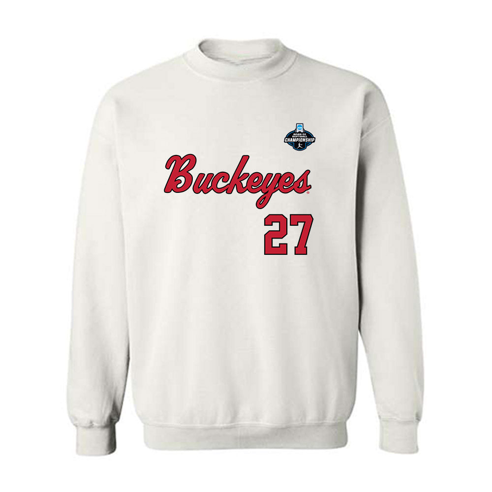 Ohio State - NCAA Softball : Abigail Wilhelm - NCAA® Replica Shersey Crewneck Sweatshirt-0