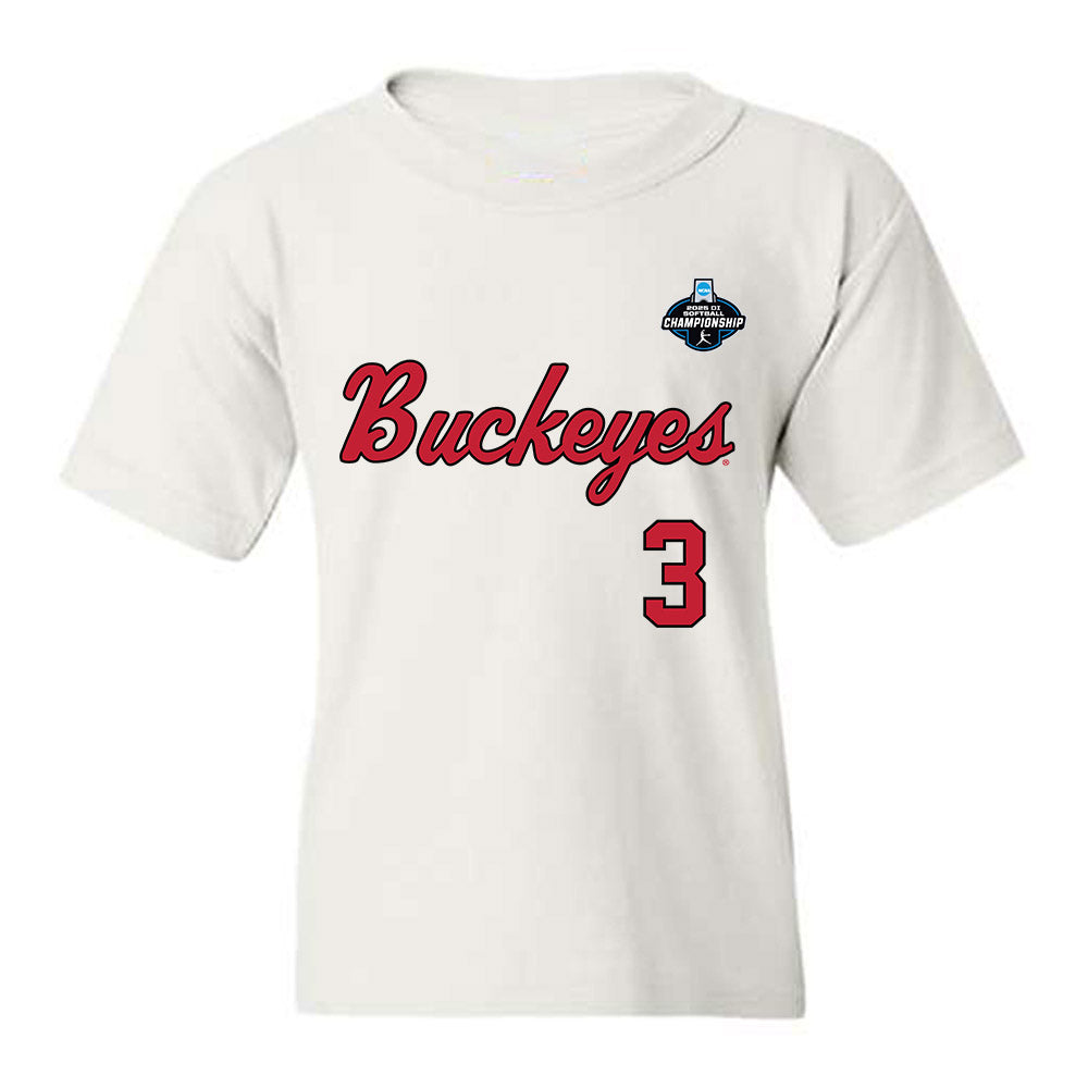 Ohio State - NCAA Softball : Sara Tarr - NCAA® Replica Shersey Youth T-Shirt-0