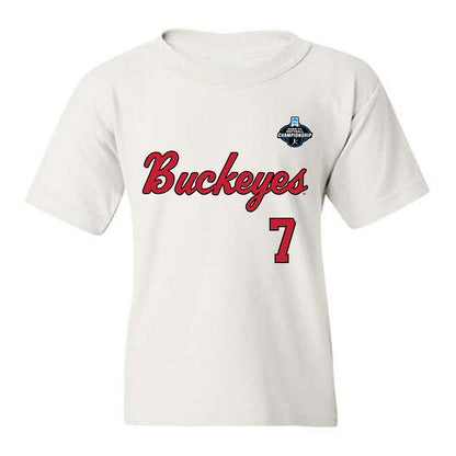 Ohio State - NCAA Softball : Reese Cullen - NCAA® Replica Shersey Youth T-Shirt-0