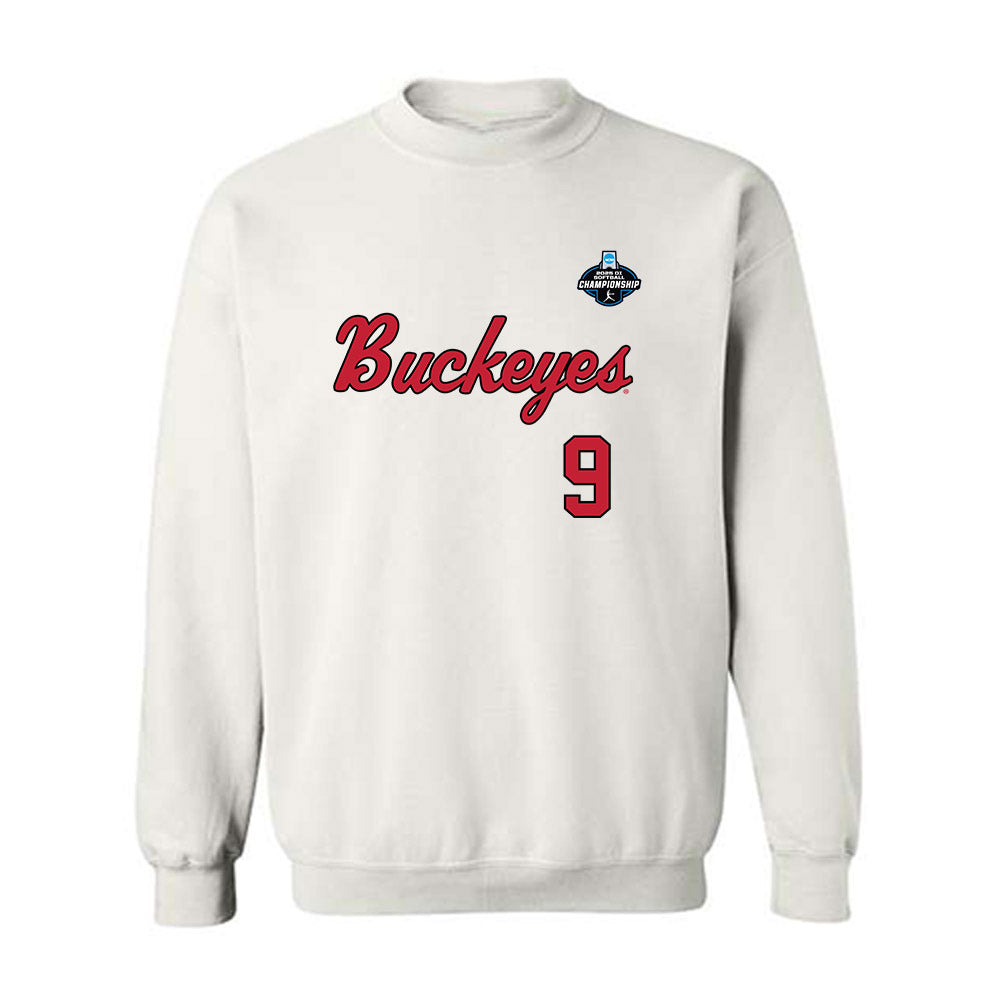 Ohio State - NCAA Softball : Hayden Downer - NCAA® Replica Shersey Crewneck Sweatshirt-0