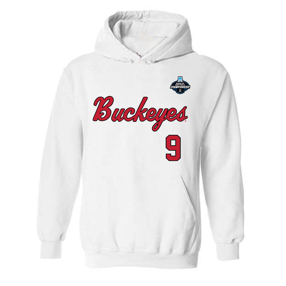 Ohio State - NCAA Softball : Hayden Downer - NCAA® Replica Shersey Hooded Sweatshirt-0