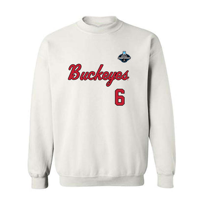 Ohio State - NCAA Softball : Sami Bewick - NCAA® Replica Shersey Crewneck Sweatshirt-0