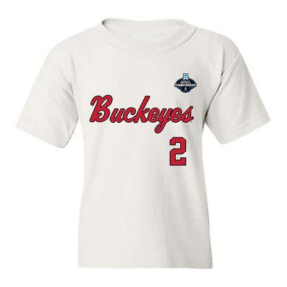 Ohio State - NCAA Softball : Addie DeLong - NCAA® Replica Shersey Youth T-Shirt-0