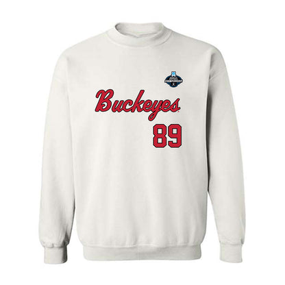 Ohio State - NCAA Softball : Kiki Estrada - NCAA® Replica Shersey Crewneck Sweatshirt-0