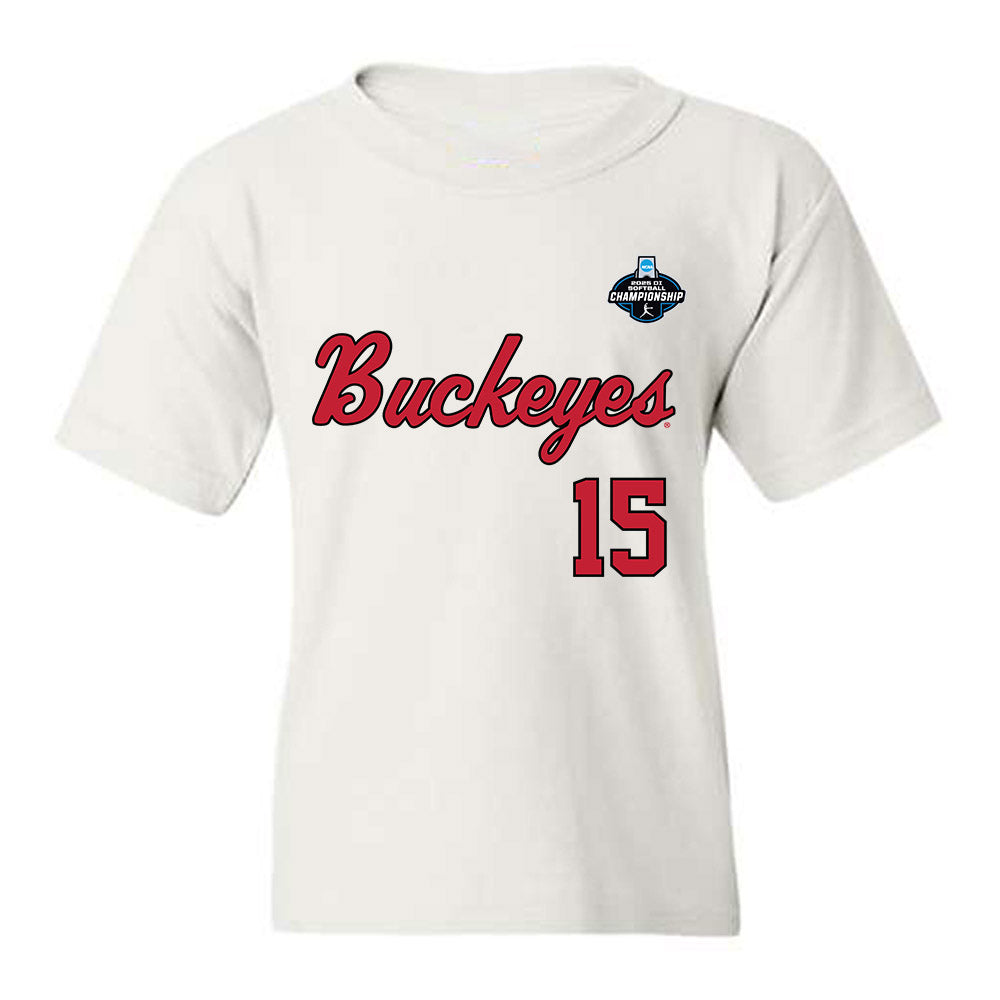 Ohio State - NCAA Softball : Emma Tolley - NCAA® Replica Shersey Youth T-Shirt-0
