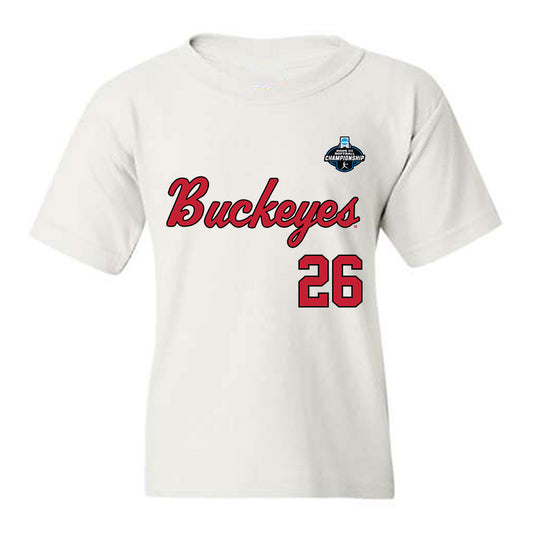 Ohio State - NCAA Softball : Liliana Gonzalez - NCAA® Replica Shersey Youth T-Shirt-0