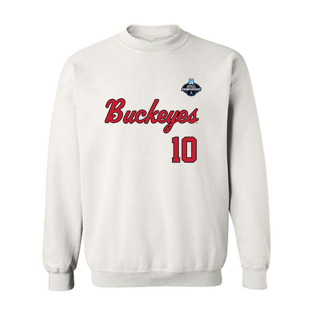 Ohio State - NCAA Softball : Preslee Ray - NCAA® Replica Shersey Crewneck Sweatshirt-0