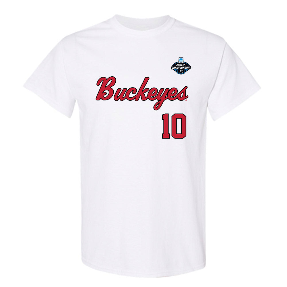 Ohio State - NCAA Softball : Preslee Ray - NCAA® Replica Shersey T-Shirt-0