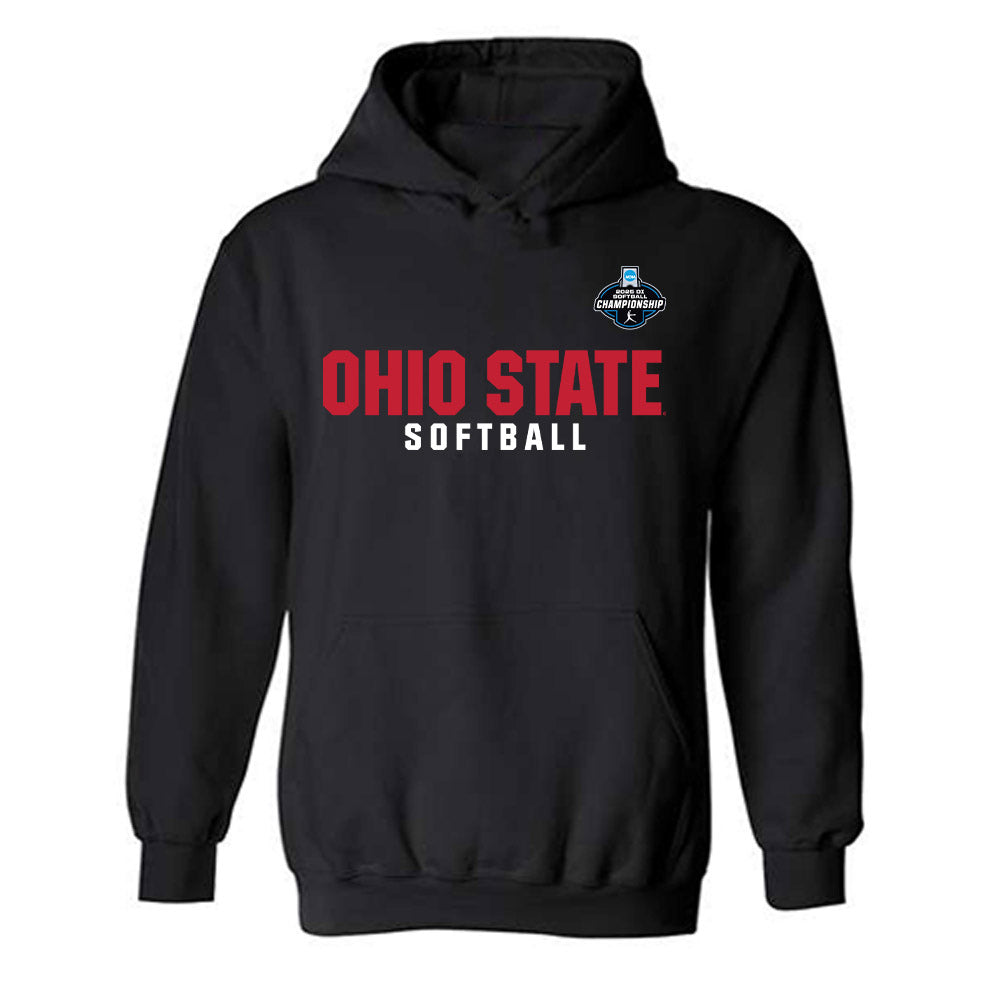 Ohio State - NCAA Softball : Addie DeLong - NCAA® Replica Shersey Hooded Sweatshirt-0