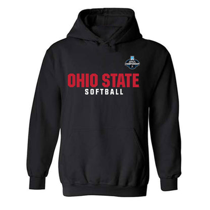 Ohio State - NCAA Softball : Addie DeLong - NCAA® Replica Shersey Hooded Sweatshirt-0