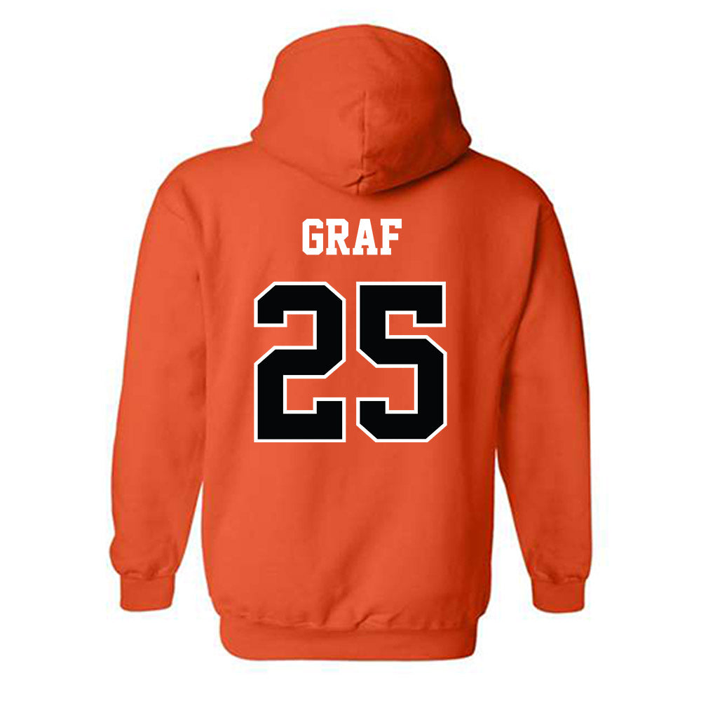 Oklahoma State - NCAA Softball : Macy Graf - Replica Shersey Hooded Sweatshirt-1