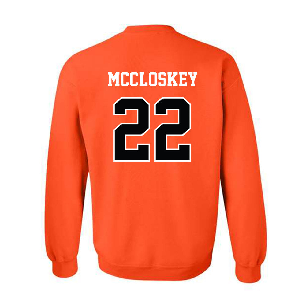 Oklahoma State - NCAA Softball : Elle Mccloskey - NCAA® Replica Shersey Crewneck Sweatshirt-1