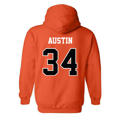 Oklahoma State - NCAA Softball : Jayelle Austin - NCAA® Replica Shersey Hooded Sweatshirt-1