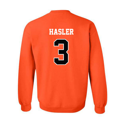 Oklahoma State - NCAA Softball : Amanda Hasler - Replica Shersey Crewneck Sweatshirt-1
