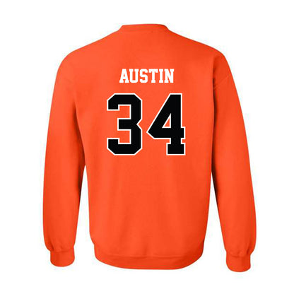 Oklahoma State - NCAA Softball : Jayelle Austin - NCAA® Replica Shersey Crewneck Sweatshirt-1