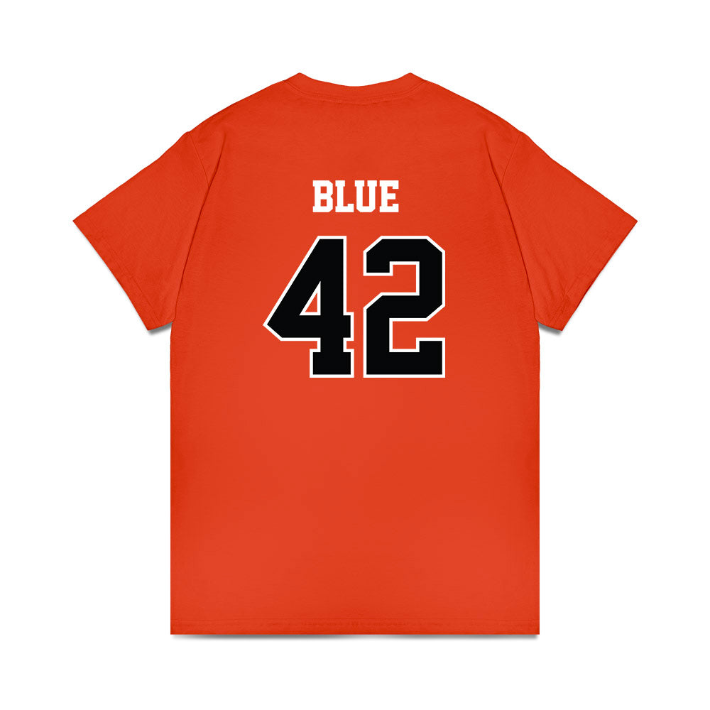 Oklahoma State - NCAA Softball : Dawson Blue - NCAA® Replica Shersey T-Shirt-1