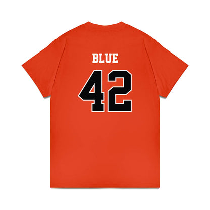 Oklahoma State - NCAA Softball : Dawson Blue - NCAA® Replica Shersey T-Shirt-1