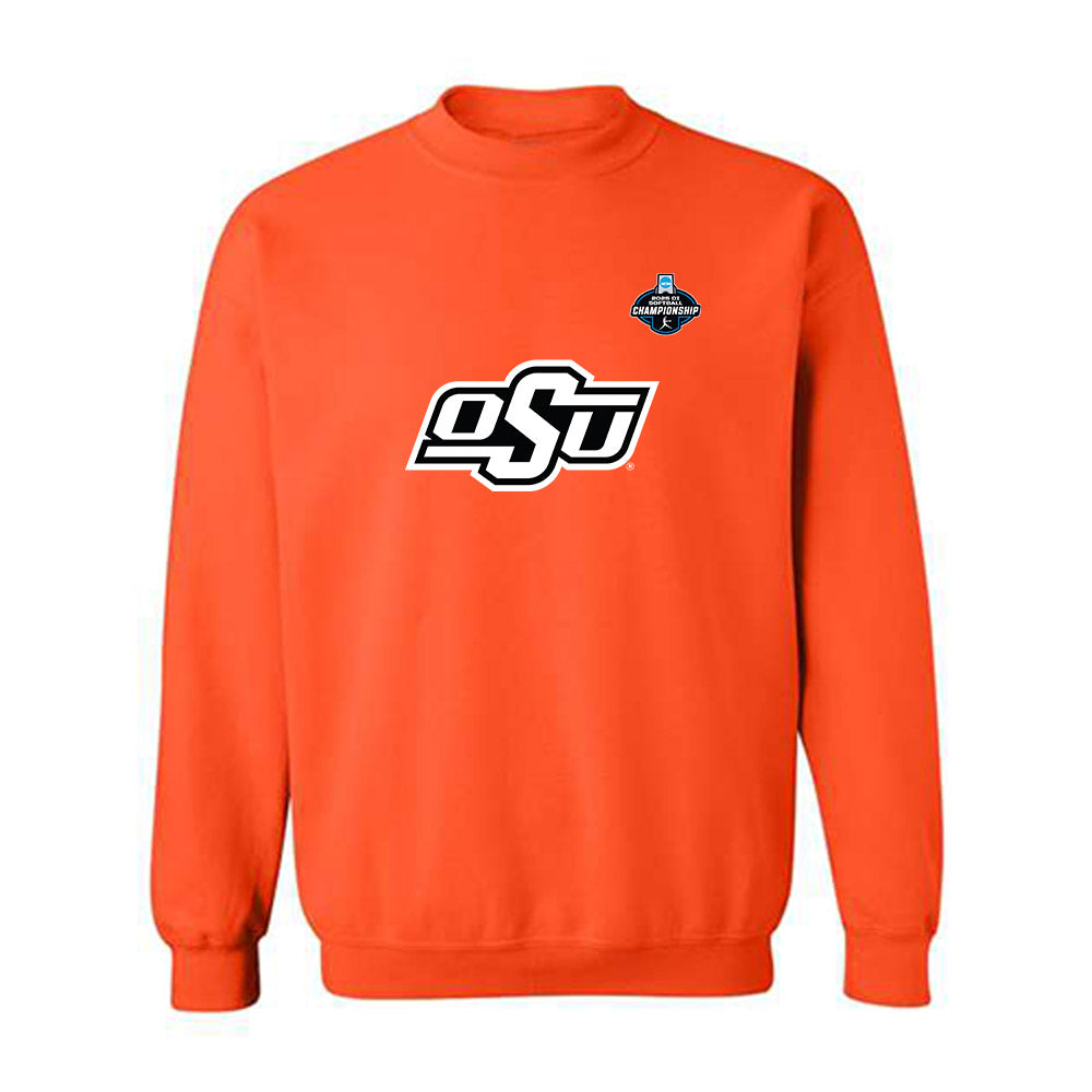 Oklahoma State - NCAA Softball : Kaya Booker - NCAA® Replica Shersey Crewneck Sweatshirt-0