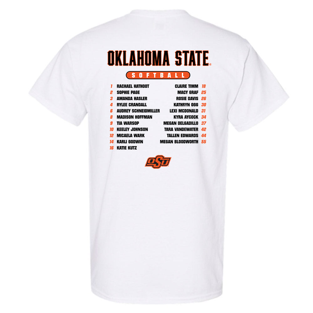 Oklahoma State - NCAA Softball : - Roster T-Shirt-1