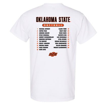 Oklahoma State - NCAA Softball : - Roster T-Shirt-1