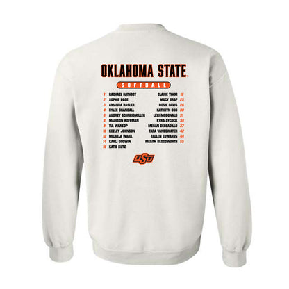 Oklahoma State - NCAA Softball : - Roster Crewneck Sweatshirt-1
