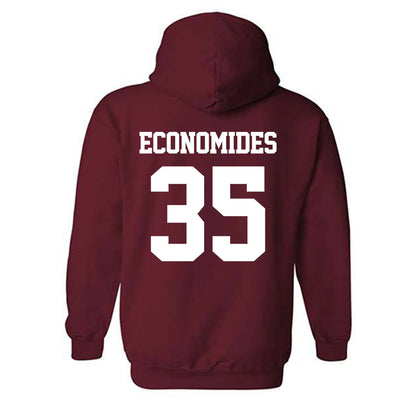 Stanford - NCAA Softball : Joie Economides - NCAA® Replica Shersey Hooded Sweatshirt-1