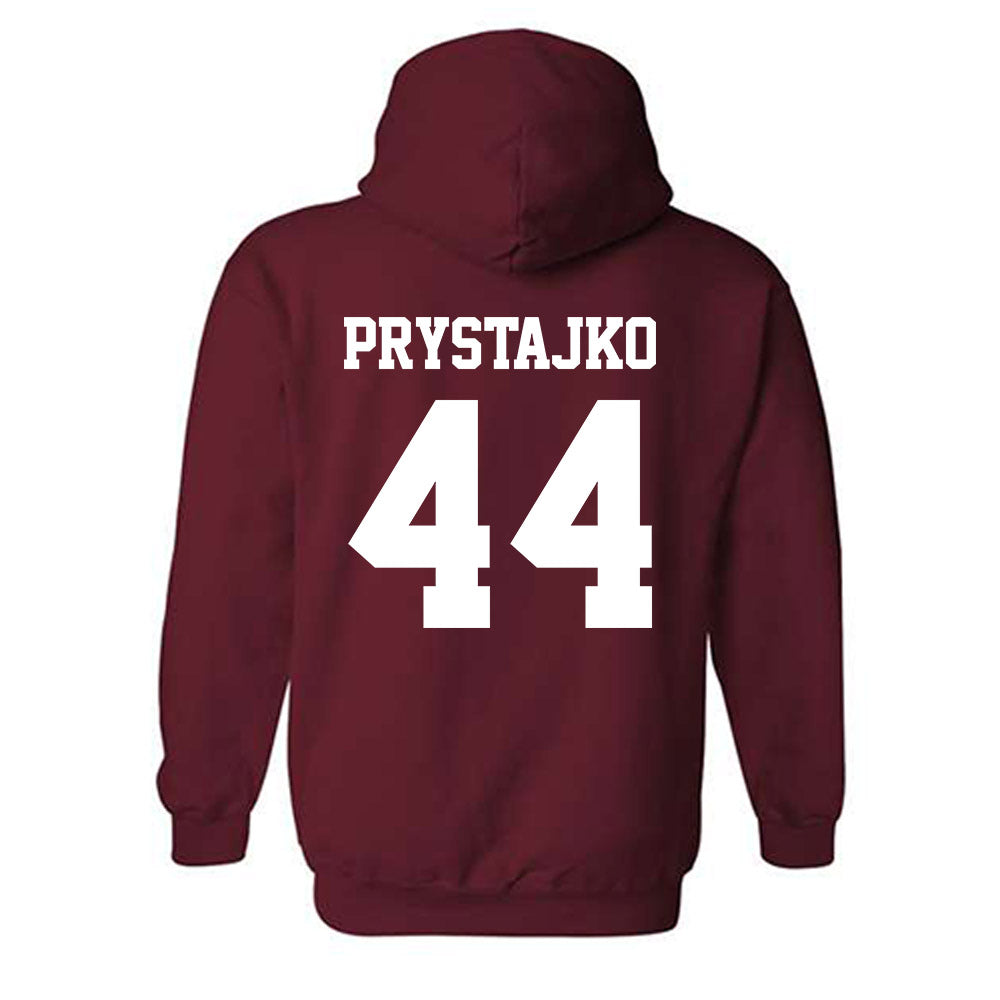 Stanford - NCAA Softball : Zoe Prystajko - NCAA® Replica Shersey Hooded Sweatshirt-1