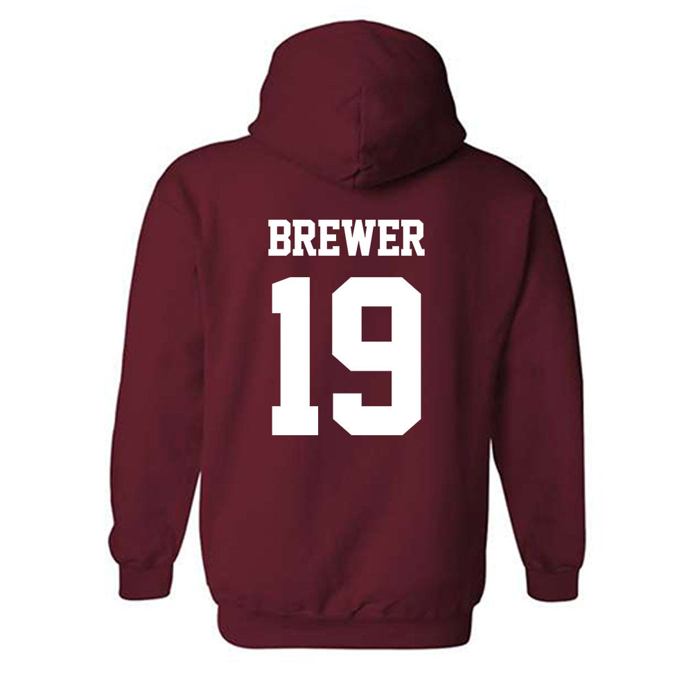 Stanford - NCAA Softball : Anna Brewer - NCAA® Replica Shersey Hooded Sweatshirt-1