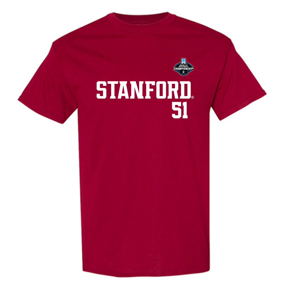 Stanford - NCAA Softball : Ava Gall - NCAA® Replica Shersey T-Shirt-0