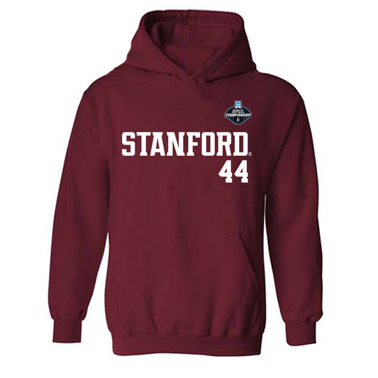 Stanford - NCAA Softball : Zoe Prystajko - NCAA® Replica Shersey Hooded Sweatshirt-0