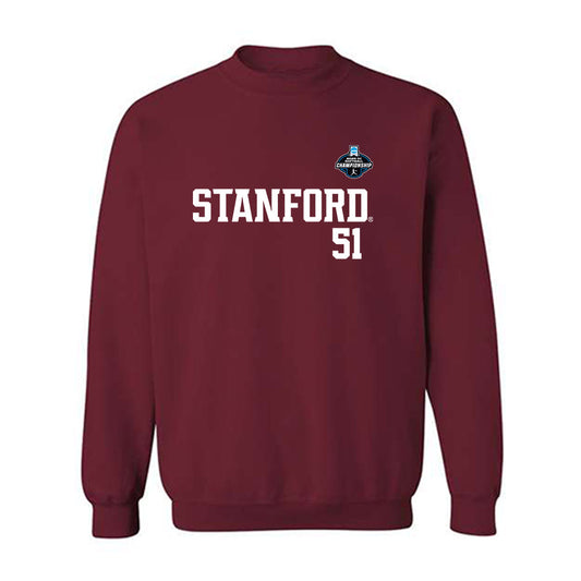 Stanford - NCAA Softball : Ava Gall - NCAA® Replica Shersey Crewneck Sweatshirt-0