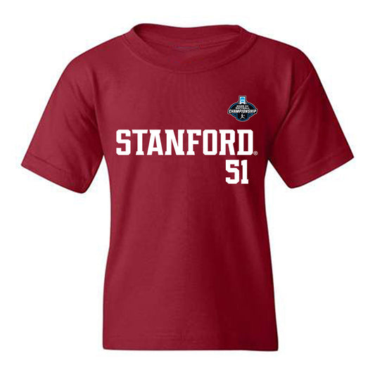 Stanford - NCAA Softball : Ava Gall - NCAA® Replica Shersey Youth T-Shirt-0
