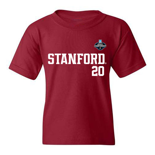 Stanford - NCAA Softball : Sophia Jin - NCAA® Replica Shersey Youth T-Shirt-0