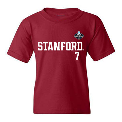 Stanford - NCAA Softball : Ava Bulanti - NCAA® Replica Shersey Youth T-Shirt-0