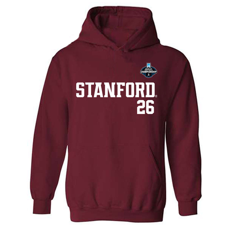 Stanford - NCAA Softball : Taylor Nelson - NCAA® Replica Shersey Hooded Sweatshirt-0