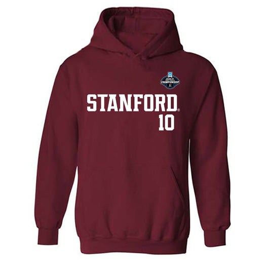 Stanford - NCAA Softball : Jade Berry - NCAA® Replica Shersey Hooded Sweatshirt-0
