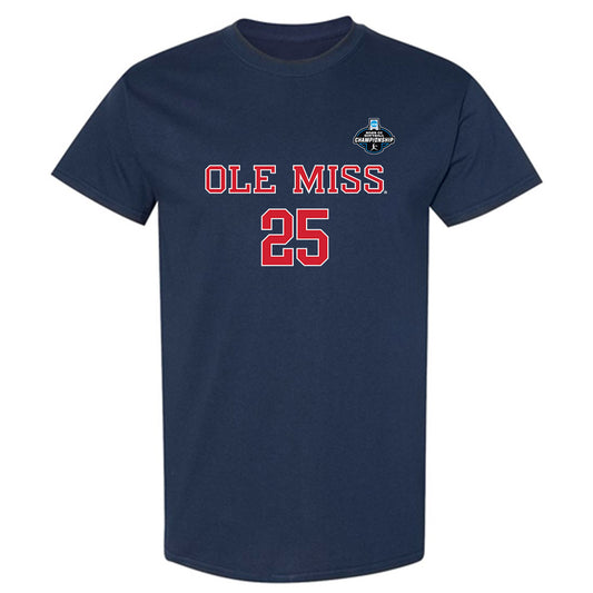 Ole Miss - NCAA Softball : Tenly Grisham - NCAA® Tournament Replica Shersey T-Shirt-0