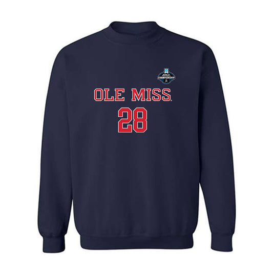 Ole Miss - NCAA Softball : Ryan Starr - NCAA® Tournament Replica Shersey Crewneck Sweatshirt-0