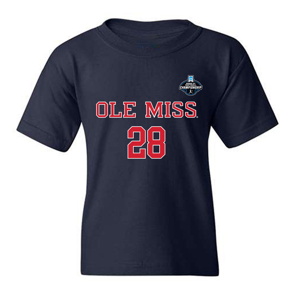 Ole Miss - NCAA Softball : Ryan Starr - NCAA® Tournament Replica Shersey Youth T-Shirt-0