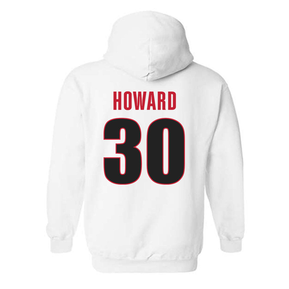Georgia - NCAA Softball : Destin Howard - NCAA® Tournament Replica Shersey Hooded Sweatshirt-1
