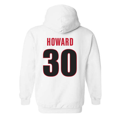 Georgia - NCAA Softball : Destin Howard - NCAA® Tournament Replica Shersey Hooded Sweatshirt-1