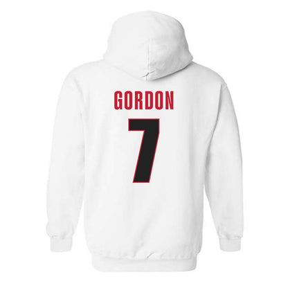 Georgia - NCAA Softball : Sarah Gordon - NCAA® Tournament Replica Shersey Hooded Sweatshirt-1