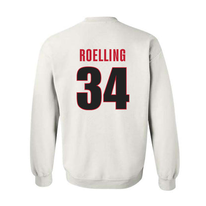 Georgia - NCAA Softball : Randi Roelling - NCAA® Tournament Replica Shersey Crewneck Sweatshirt-1