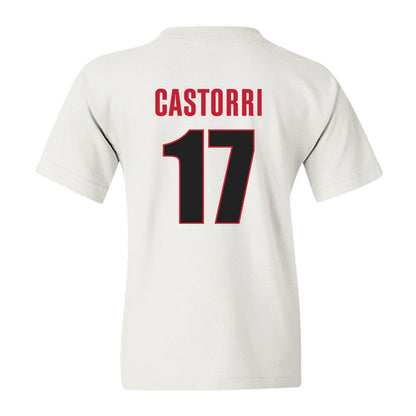 Georgia - NCAA Softball : Emma Castorri - NCAA® Tournament Replica Shersey Youth T-Shirt-1