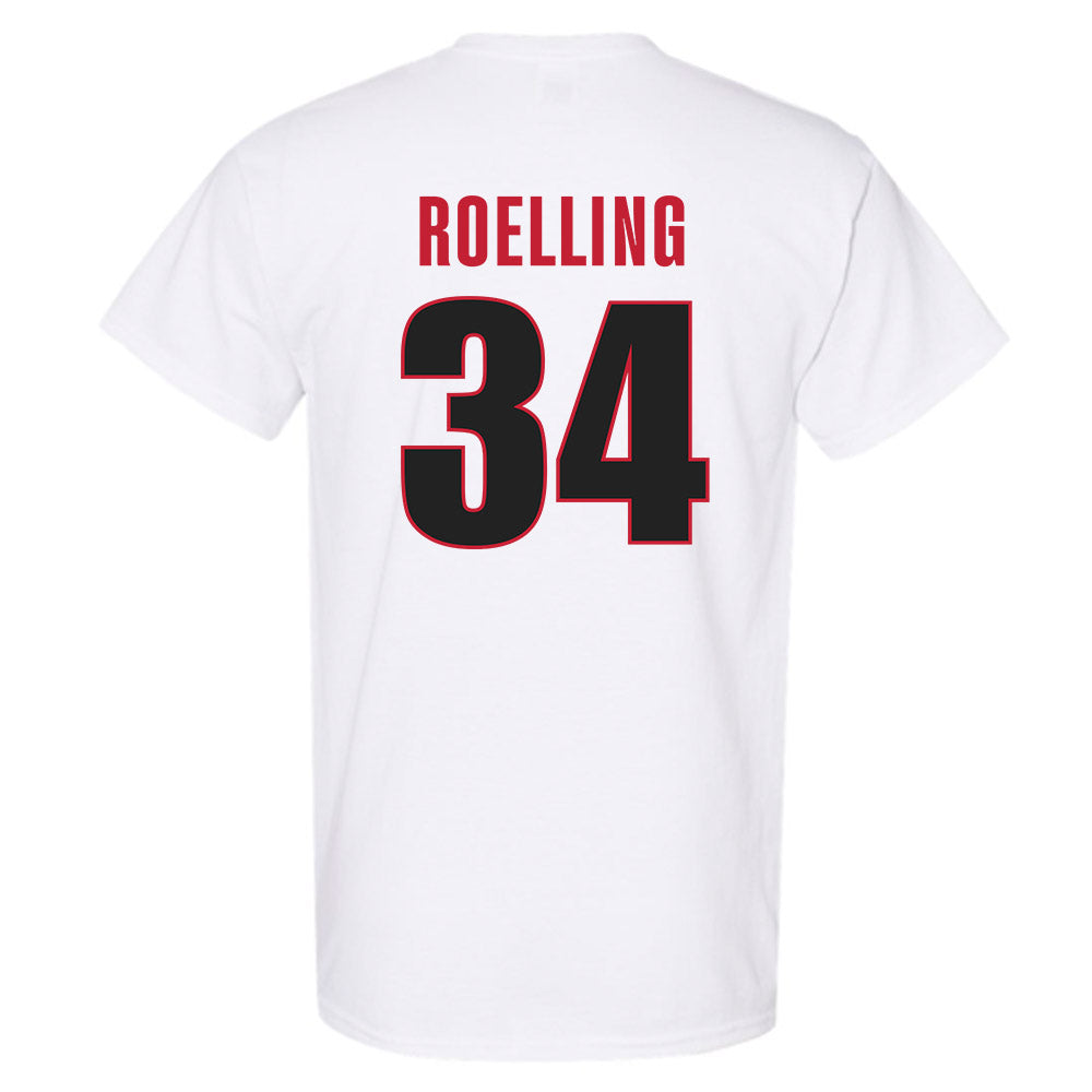 Georgia - NCAA Softball : Randi Roelling - NCAA® Tournament Replica Shersey T-Shirt-1