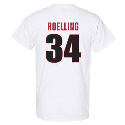 Georgia - NCAA Softball : Randi Roelling - NCAA® Tournament Replica Shersey T-Shirt-1