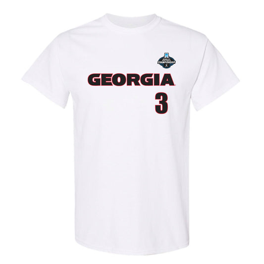 Georgia - NCAA Softball : Tyah Charlton - NCAA® Tournament Replica Shersey T-Shirt-0
