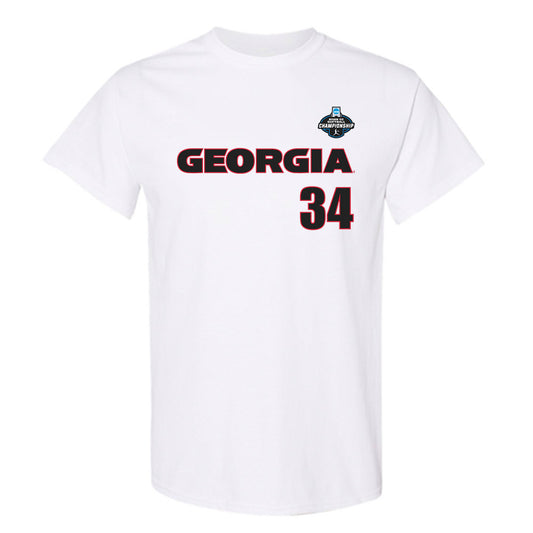 Georgia - NCAA Softball : Randi Roelling - NCAA® Tournament Replica Shersey T-Shirt-0